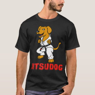 Jiu Jitsu Jitsudog Brazilian BJJ Training Dog T-Shirt