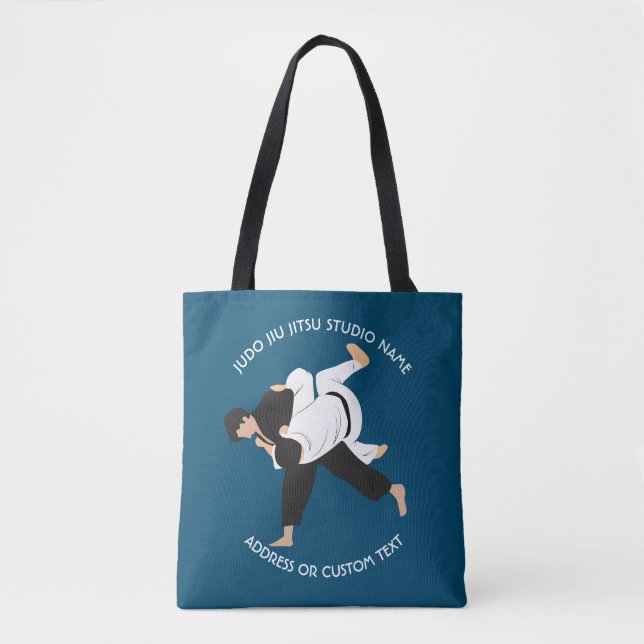 Jiu Jitsu Judo Martial Arts Studio Tote Bag (Front)