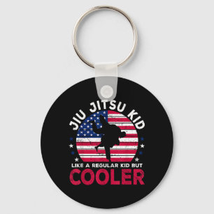 Jiu Jitsu Kid Martial Art Funny American Brazilian Key Ring