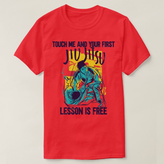 Jiu Jitsu Lesson T-Shirt (Design Front)