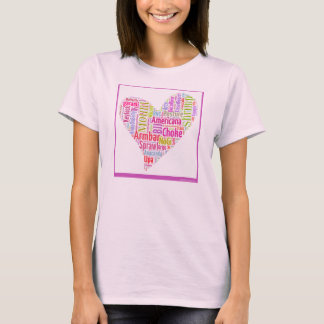 Jiu-Jitsu Love word cloud by SouthernJiuJitsu.com T-Shirt