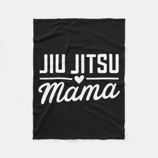 Jiu Jitsu Mama Brazilian Martial Art Mum Family Fleece Blanket