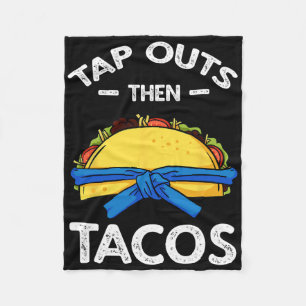 Jiu Jitsu Martial Arts Taco Jujutsu Cinco De Mayo Fleece Blanket