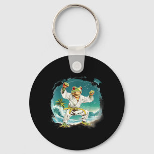 Jiu-Jitsu MMA Toad Beach Taekwondo Frog Judo Key Ring