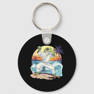 Jiu-Jitsu MMA Toad Taekwondo Frog Judo Beach Key Ring