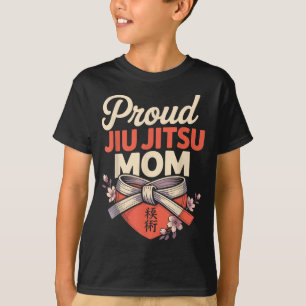 Jiu Jitsu Mum Mother Retro Vintage Proud Jiu Jitsu T-Shirt