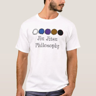 Jiu Jitsu Philosophy From White to Black Belt  T-Shirt