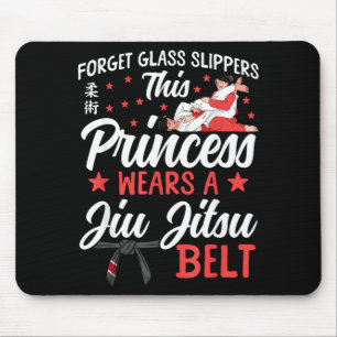 Jiu Jitsu Retro Vintage Forget Glass Slippers This Mouse Mat