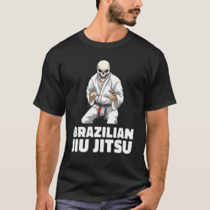 Jiu Jitsu Skeleton  Brazilian Jiu Jitsu Mma Grappl T-Shirt
