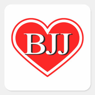 Jiu Jitsu Square Sticker