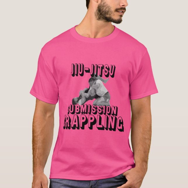 Jiu-Jitsu Submission Grappling Art T-Shirt (Front)