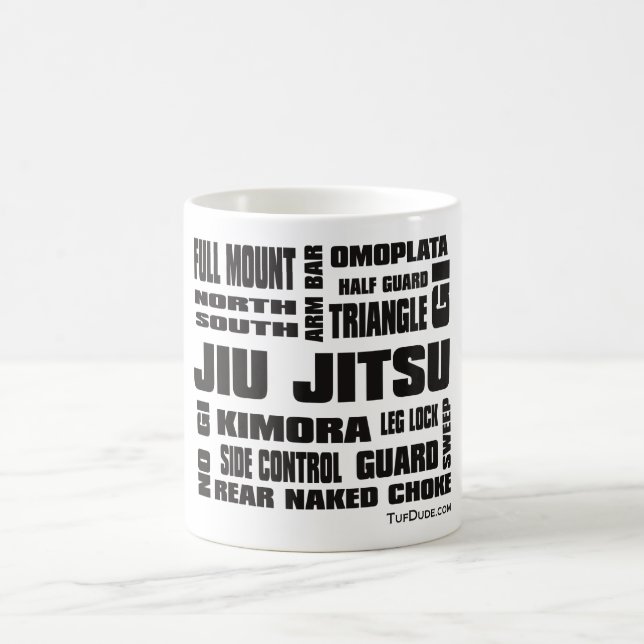 Jiu Jitsu - terminology Coffee Mug (Center)