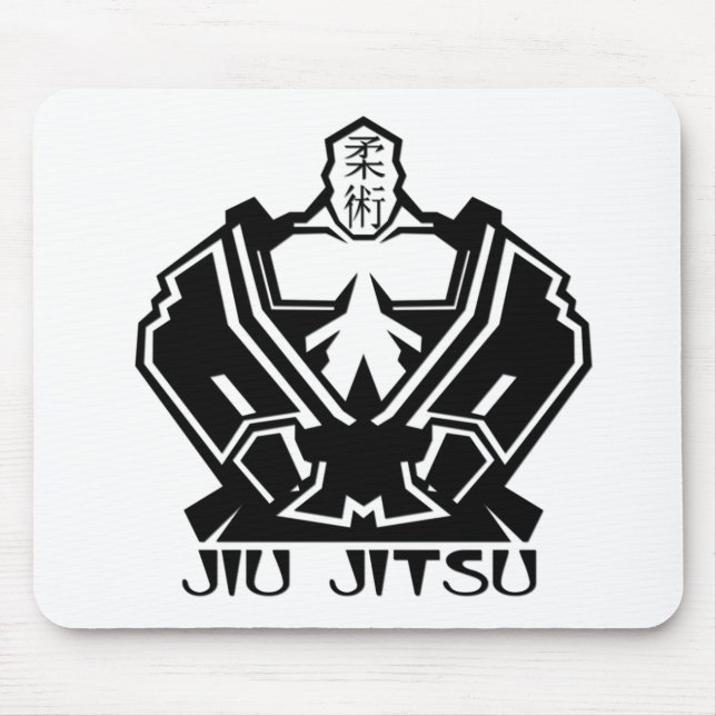Jiu Jitsu - The Fighter Prepares Mouse Mat (Front)