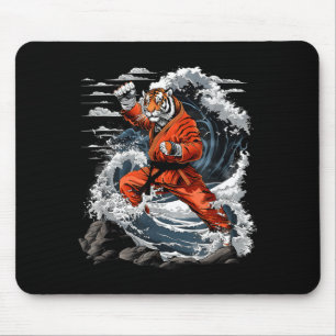Jiu-Jitsu Tiger Kung Fu Taekwondo Kickboxing Mouse Mat