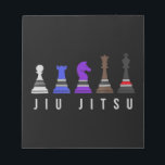 jiu jitsu training   chess, gift  bjj with text. notepad<br><div class="desc">jiu jitsu training   chess,  gift  bjj with text.</div>