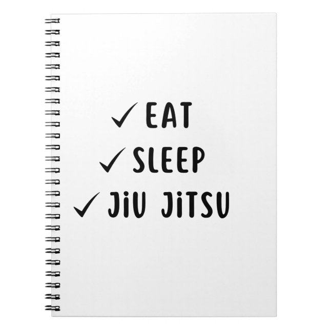 Jiu Jitsu training journal - blank pages  (Front)