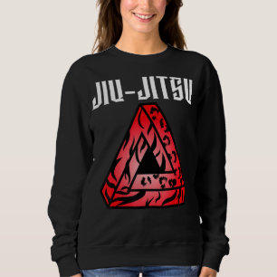 Jiu Jitsu Tribal Gracie Triangle Bjj Grapple Mm Sweatshirt