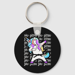 Jiu-Jitsu Unicorn Funny Martial Arts Kid Novelty Key Ring