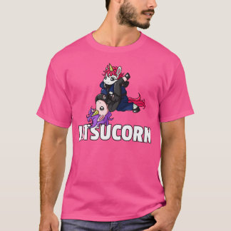 Jiu Jitsu Unicorn Gift Taekwondo Mma Bjj Karate Gi T-Shirt
