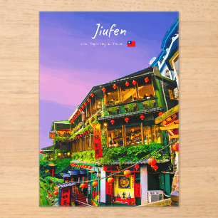 Jiufen, Taiwan - Ancient Teahouse Acrylic Invitations