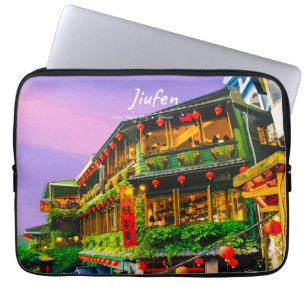 Jiufen, Taiwan - Ancient Teahouse Laptop Sleeve