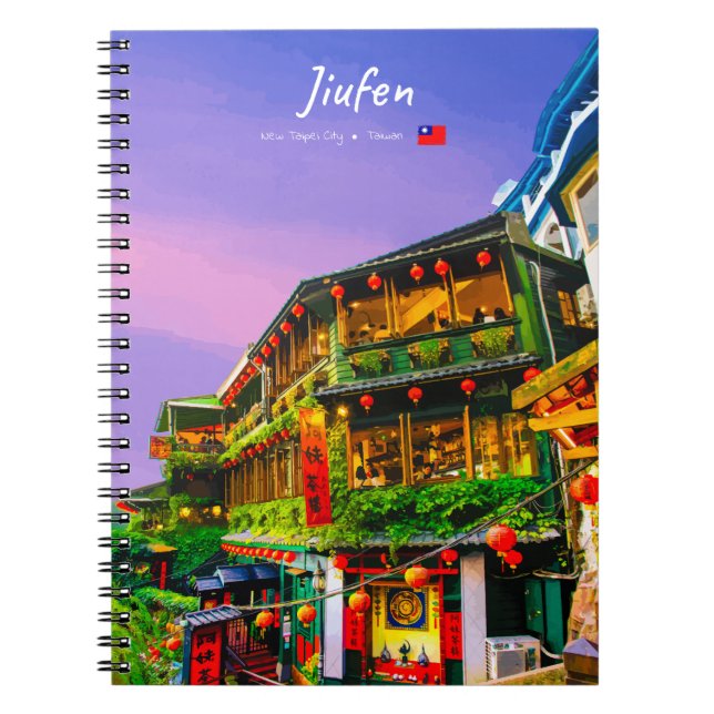 Jiufen, Taiwan - Ancient Teahouse Notebook (Front)