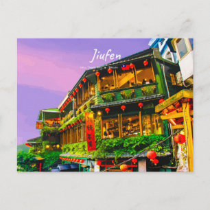 Jiufen, Taiwan - Ancient Teahouse Postcard