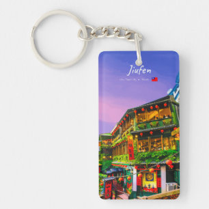 Jiufen, Taiwan - Ancient Teahouse Slim Key Ring