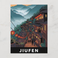 Jiufen Taiwan Evening