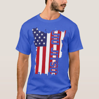JiuJitsu American Flag MMA T-Shirt