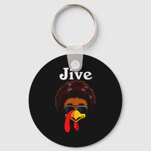 Jive Thanksgiving Turkey Day Funny Family Costume  Key Ring