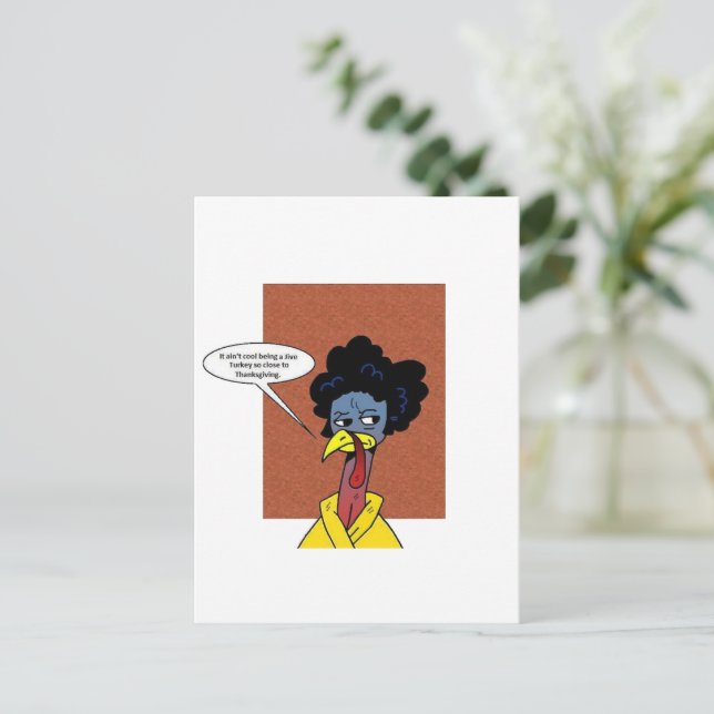 Jive Turkey  Postcard (Standing Front)