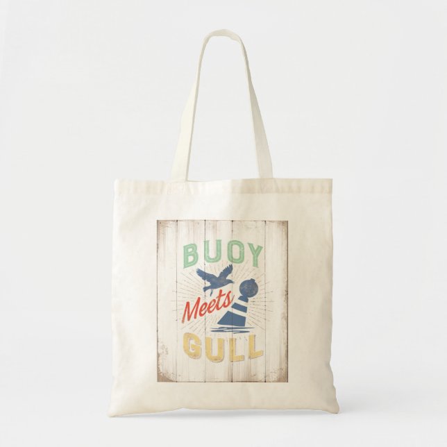 JJ72 Buoy Meets Gull.tif Tote Bag (Front)