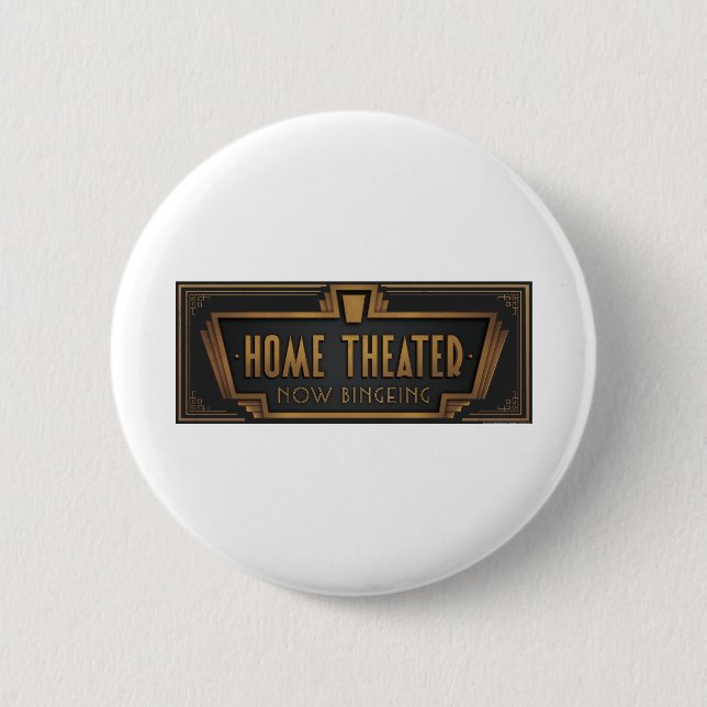 JJ76 Home Theatre.tif 6 Cm Round Badge (Front)