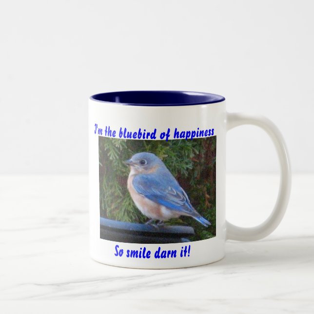 JJ- Bluebird of happiness Mug (Right)