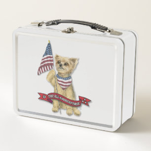 JJ The All-American Yorkie Metal Lunch Box