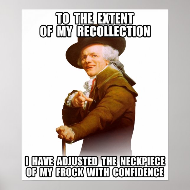 Jjoseph Ducreux Archaic Rap Poppin' Neckpiece Poster (Front)