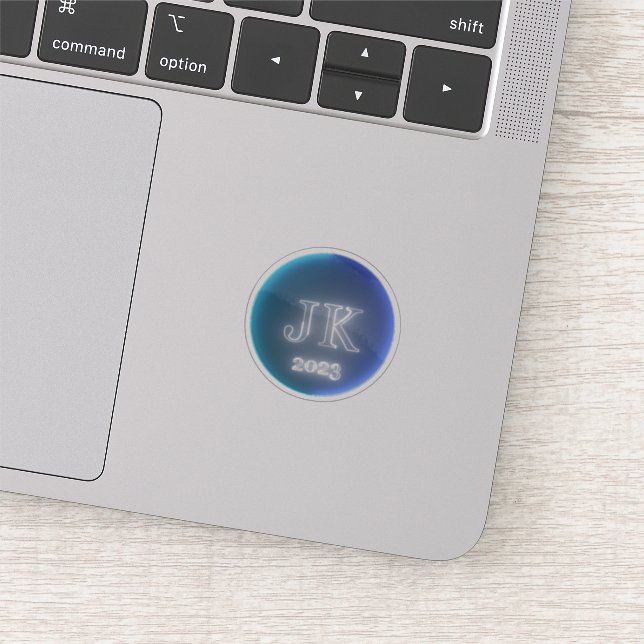 JK 2023 Logo Tiny Clear Vinyl Stickers (Detail)