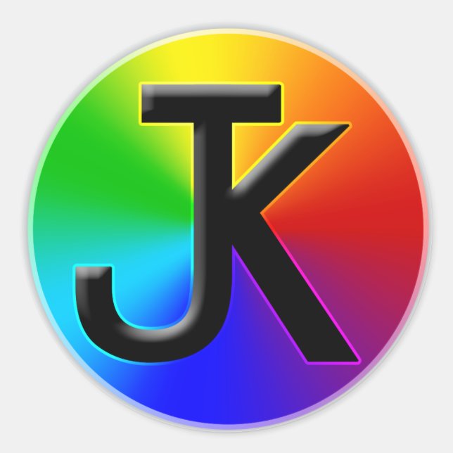 JK colour wheel sticker (Front)