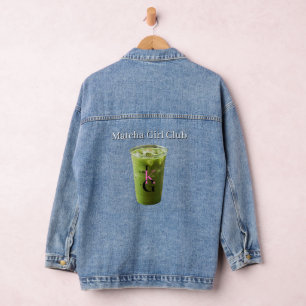 JKG Matcha Girl Club Denim Jacket