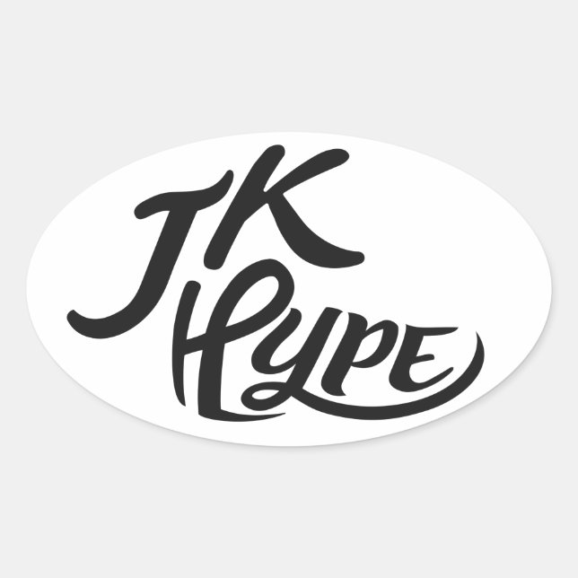 JKHype stickers black (Front)