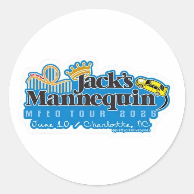 JM MFEO Tour - Charlotte Sticker (Front)