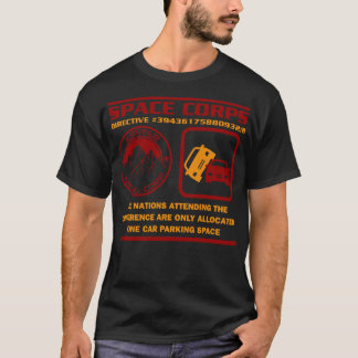 JMC Space Corps Directive 39436175880932B Parking  T-Shirt