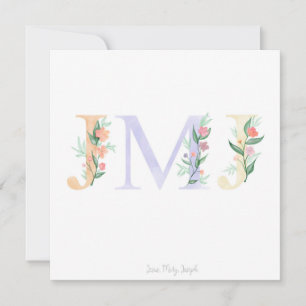 JMJ Catholic Greeting Card