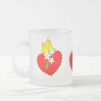 JMJ FROSTED GLASS COFFEE MUG