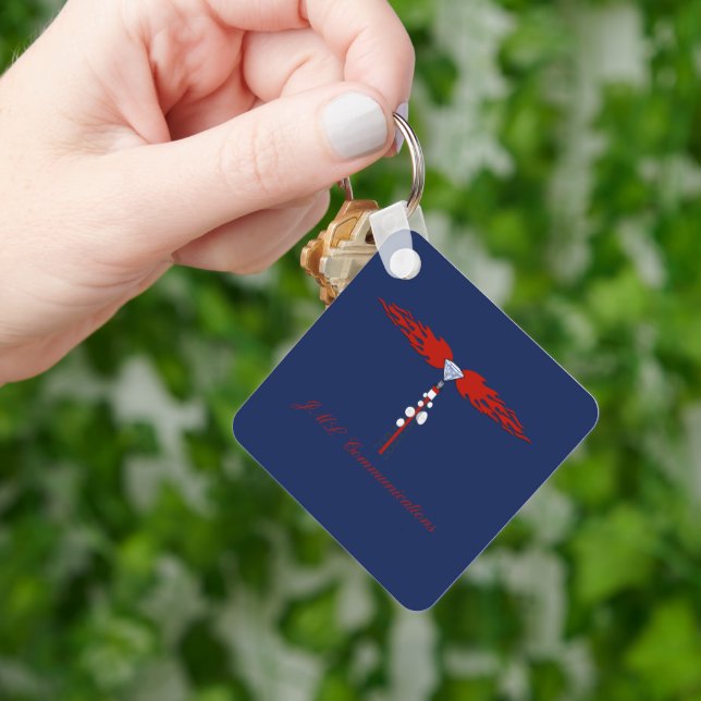 JML Communications Tower Logo Key Ring (Hand)
