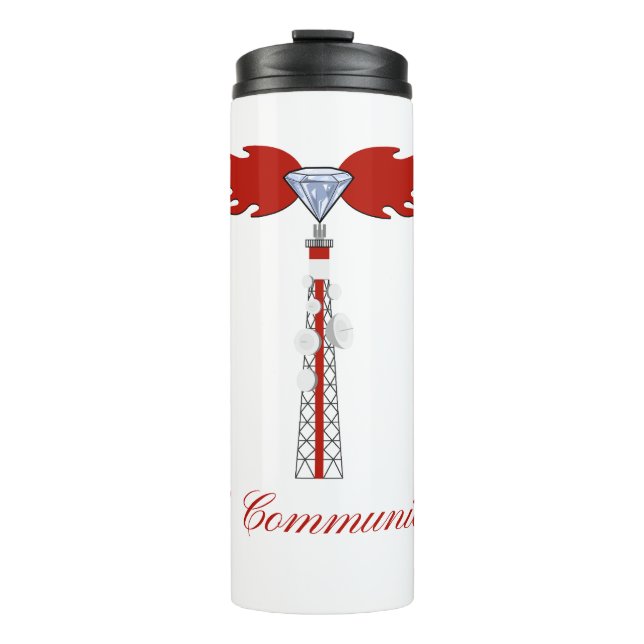 JML Communications Tower Logo Thermal Tumbler (Front)