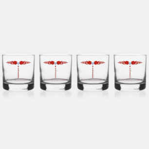 JML Communications Tower Logo Whiskey Glass