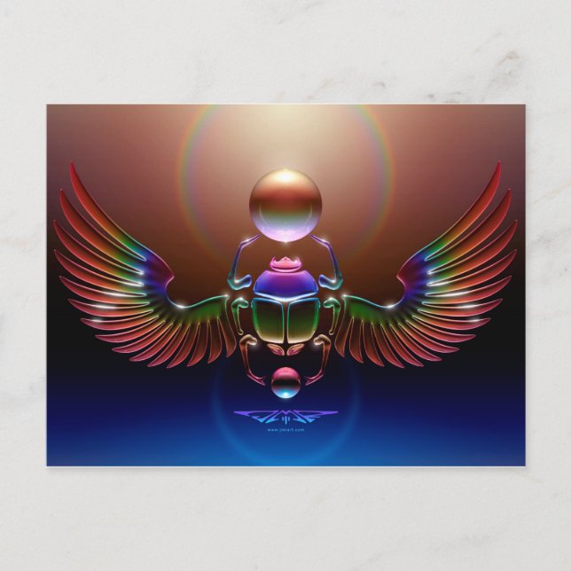 JMR - Crystal Scarab Postcard (Front)