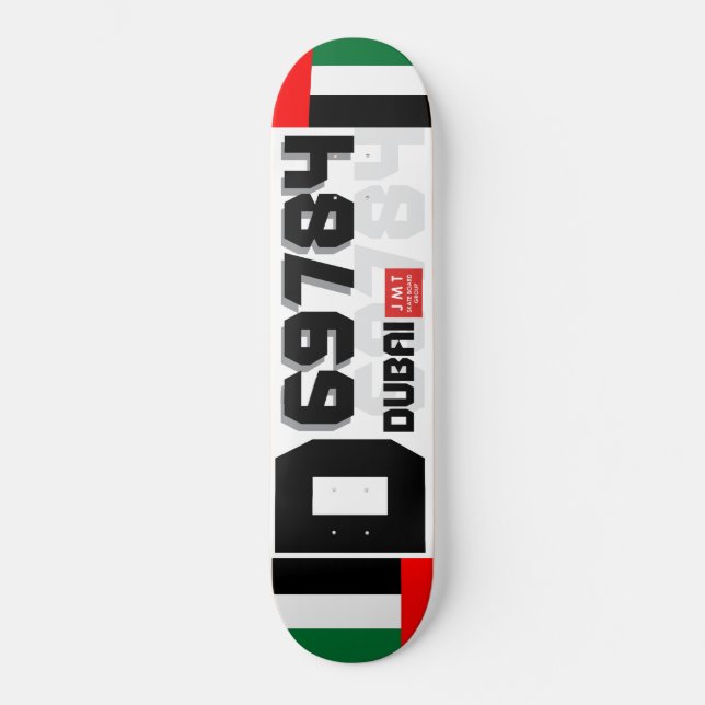 JMT DUBAI. Skateboard (Front)